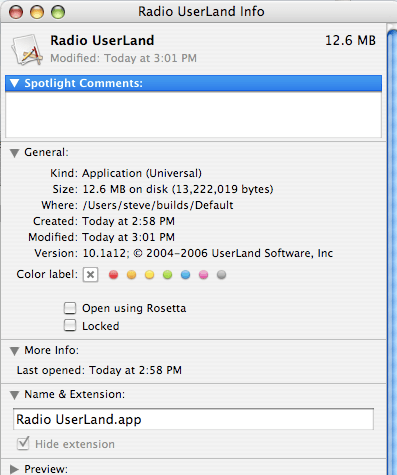 Radio UserLand Universal